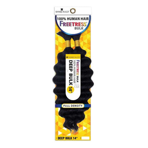 Freetress Bulk 100% Human Hair Braids - DEEP BULK 14" Freetress Bulk 100% Human Hair Braids - DEEP BULK 14"