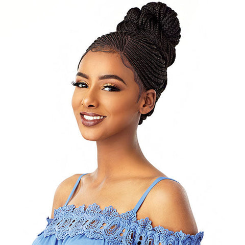 Sensationnel Cloud9 Synthetic Hand Braided 13x5 Part Swiss Lace Wig - SIDE PART CORNROW Sensationnel Cloud9 Synthetic Hand Braided 13x5 Part Swiss Lace Wig - SIDE PART CORNROW