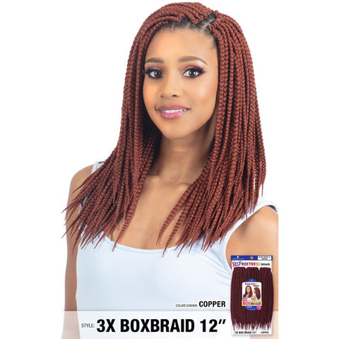 Freetress Pre-Looped Crochet Braids - 3X BOX BRAID 12" Freetress Pre-Looped Crochet Braids - 3X BOX BRAID 12"