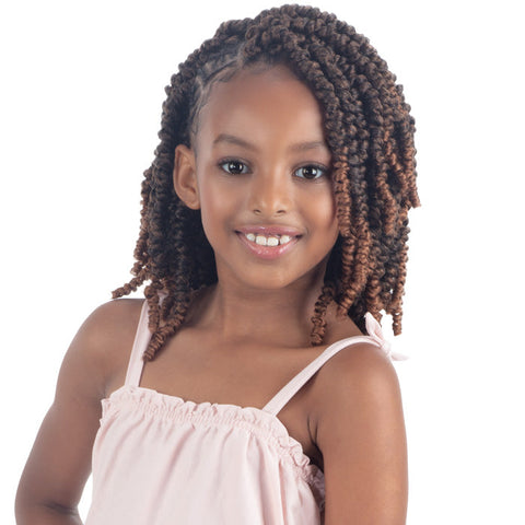 Freetress Kids Pre-Looped Crochet Braid - 3X PASSION TWIST 8" Freetress Kids Pre-Looped Crochet Braid - 3X PASSION TWIST 8"