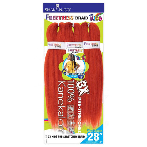 Freetress for Kids Braid- 3X PRE-STRETCHED BRAID 14" Freetress for Kids Braid- 3X PRE-STRETCHED BRAID 14"