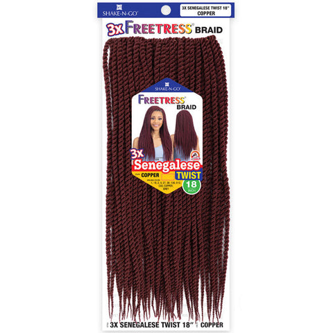 Freetress Crochet Pre-Looped Twist Braid - 3X SENEGALESE TWIST (14"/18") Freetress Crochet Pre-Looped Twist Braid - 3X SENEGALESE TWIST (14"/18")