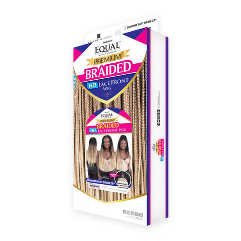 FreeTress Equal Premium Braided 5x5 HD Lace Front Wig - DIAMOND PART BRAID 28 FreeTress Equal Premium Braided 5x5 HD Lace Front Wig - DIAMOND PART BRAID 28