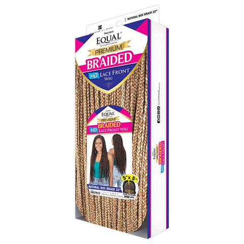 Freetress Equal Premium Braided Synthetic HD Lace Front Wig - NATURAL BOX BRAID 32" Freetress Equal Premium Braided Synthetic HD Lace Front Wig - NATURAL BOX BRAID 32"