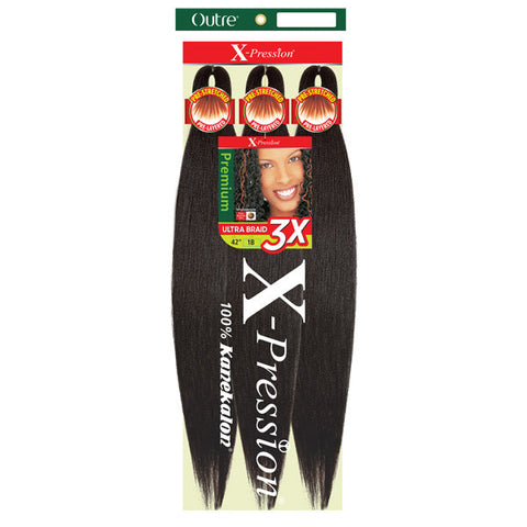 Outre X-Pression Pre-Stretched Braid - ULTRA BRAID 3X 42" Outre X-Pression Pre-Stretched Braid - ULTRA BRAID 3X 42"