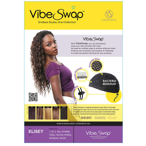 Vanessa Vibe Swap Half Wig - ELISEY Vanessa Vibe Swap Half Wig - ELISEY