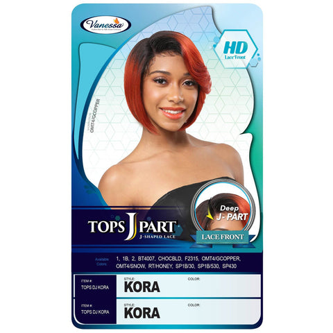 Vanessa Tops J-Part HD Lace Wig - KORA Vanessa Tops J-Part HD Lace Wig - KORA