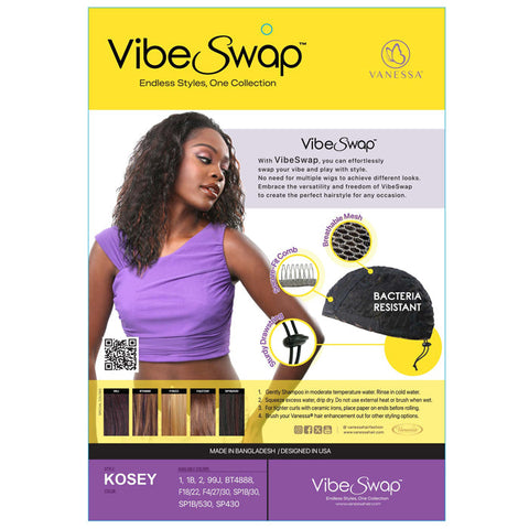 Vanessa Vibe Swap Half Wig - KOSEY Vanessa Vibe Swap Half Wig - KOSEY