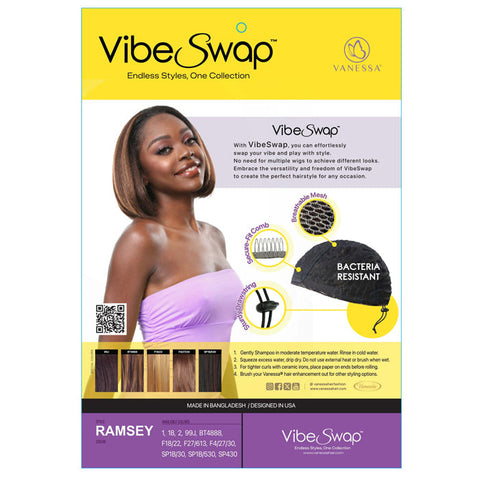 Vanessa Vibe Swap Half Wig - RAMSEY Vanessa Vibe Swap Half Wig - RAMSEY