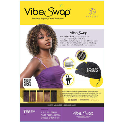 Vanessa Vibe Swap Half Wig - TESEY Vanessa Vibe Swap Half Wig - TESEY