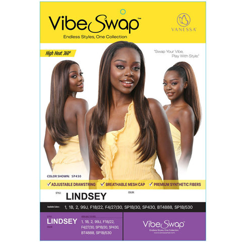 Vanessa Vibe Swap Half Wig - LINDSEY Vanessa Vibe Swap Half Wig - LINDSEY