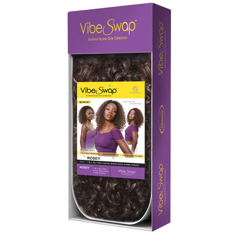 Vanessa Vibe Swap Half Wig - ROSEY Vanessa Vibe Swap Half Wig - ROSEY