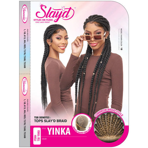 Vanessa Slayd Synthetic Hair Braid Lace Front Wig - TSB YINKA Vanessa Slayd Synthetic Hair Braid Lace Front Wig - TSB YINKA