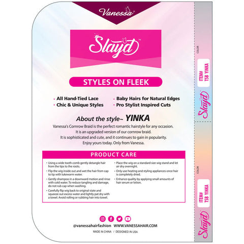 Vanessa Slayd Synthetic Hair Braid Lace Front Wig - TSB YINKA Vanessa Slayd Synthetic Hair Braid Lace Front Wig - TSB YINKA