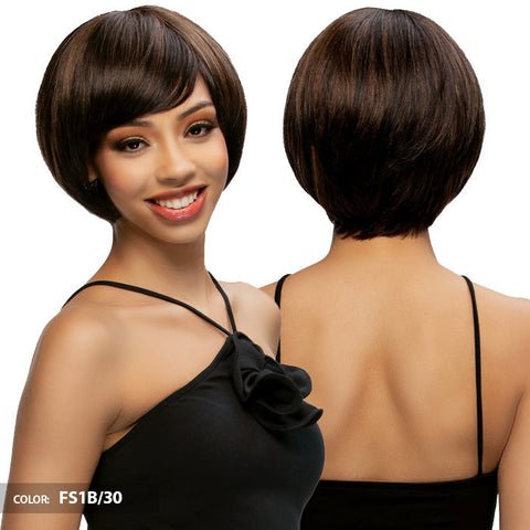 Vivica Fox Pure Comfort Cap 100% Human Hair Full Wig - LINA Vivica Fox Pure Comfort Cap 100% Human Hair Full Wig - LINA