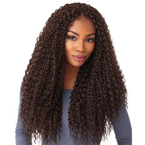 Sensationnel Lulutress Crochet Braid WET CURLY 18 Inch Sensationnel Lulutress Crochet Braid WET CURLY 18 Inch