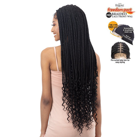 Freetress Equal Braided Freedom Part HD Lace Front Wig - KNOTLESS BOHO BOX Freetress Equal Braided Freedom Part HD Lace Front Wig - KNOTLESS BOHO BOX