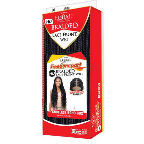 Freetress Equal Braided Freedom Part HD Lace Front Wig - KNOTLESS BOHO BOX Freetress Equal Braided Freedom Part HD Lace Front Wig - KNOTLESS BOHO BOX