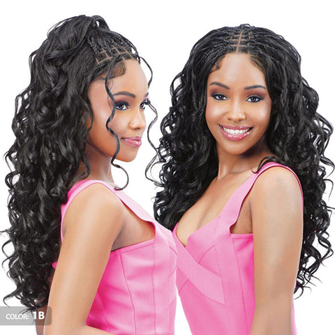 Zury Sis Chunky Glueless Pre-Braided HD 13x5 Lace Front Wig - BORA BORA Zury Sis Chunky Glueless Pre-Braided HD 13x5 Lace Front Wig - BORA BORA