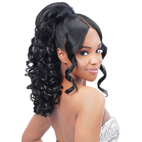 Zury Sis Miss Bang Lace Part Drawstring Ponytail - LEXI Zury Sis Miss Bang Lace Part Drawstring Ponytail - LEXI