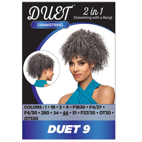 Alicia Beauty Duet Drawstring Ponytail and Bang - DUET 9