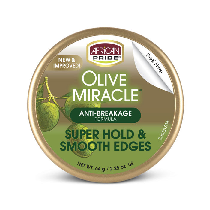 African Pride Olive Miracle - SUPER HOLD & SMOOTH EDGES 2.25 Oz