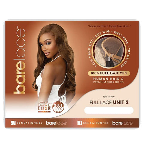 Sensationnel Bare Lace Glueless Human Hair Blend 100% Full Lace Wig - FULL LACE UNIT 2