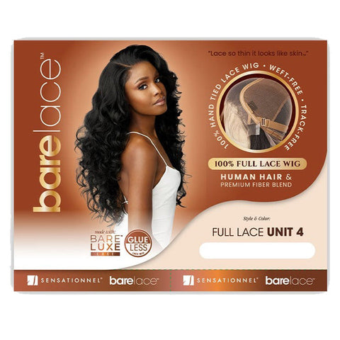 Sensationnel Bare Lace Glueless Human Hair Blend 100% Full Lace Wig - FULL LACE UNIT 4