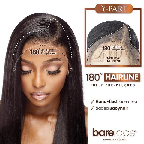 Sensationnel Bare Lace Glueless Y-Part Lace Front Wig - Y-PART IRIE