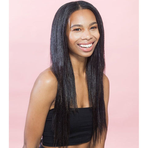 Bohyme Classic 100% Remi Human Hair Weave - PLATINUM YAKI 12/14/16" (Machine Tied)