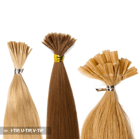 Bohyme Remi Glue Tips Extension - SILKY STRAIGHT 27/60/120 PCS (14/18/22 Inch)