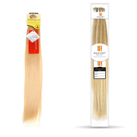Bohyme Remi Glue Tips Extension - SILKY STRAIGHT 27/60/120 PCS (14/18/22 Inch)