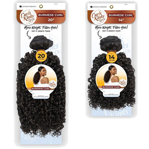 Sensationnel Curls Kinks & Co Weave - BURMESE CURL 14"/20"