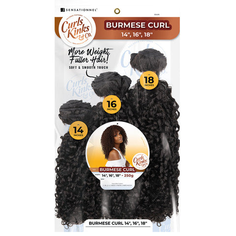 Sensationnel Curls Kinks Weaves Multi - BURMESE CURL 14"/16"/18"