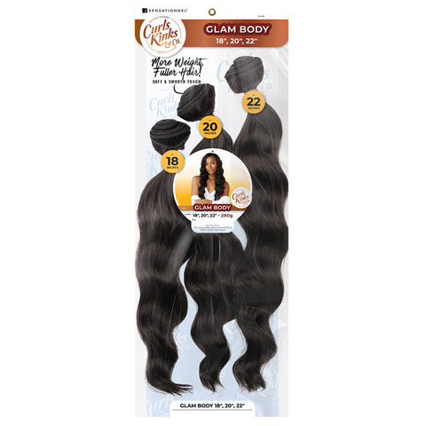 Sensationnel Curls Kinks Weaves Multi - GLAM BODY 14"16"18 / 18"20"22"