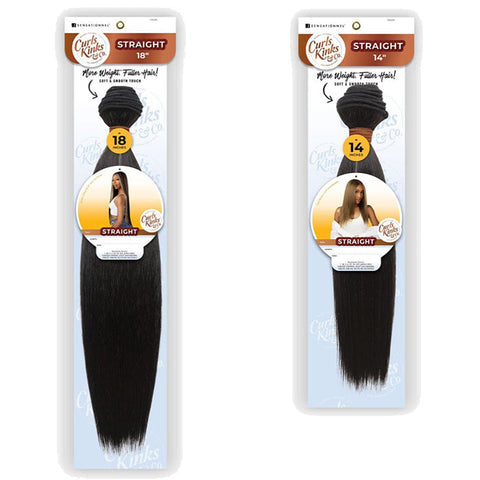 Sensationnel Curls Kinks & Co Weave - STRAIGHT 14"/18"/26"