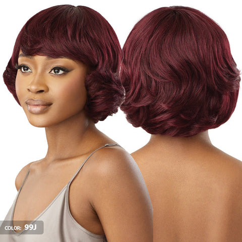 Outre Premium Duby Wig 100% Human Hair Full Wig - HH-AYSEL - Wavy Bob