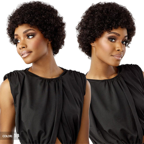 Sensationnel Empire Wig Salt & Pepper 100% Human Hair Full Wig - BLISS