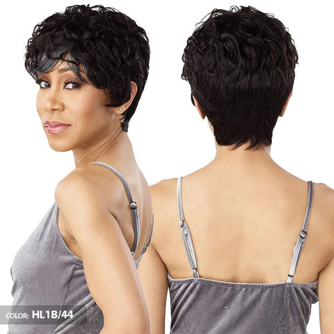 Sensationnel Empire Wig Salt & Pepper 100% Human Hair Full Wig - KORI