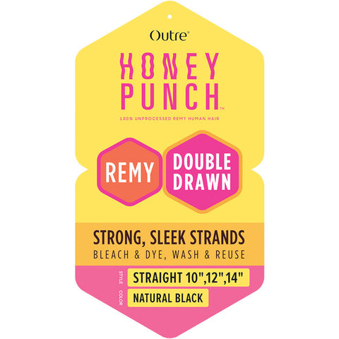 Outre Honey Punch Double Drawn 100% Unprocessed Remy Human Hair - STRAIGHT MULTI