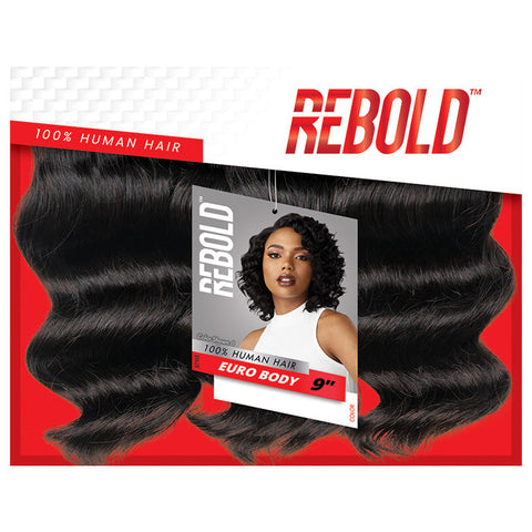 Sensationnel Rebold 100% Human Hair 3 PCS Weaves - EURO BODY 9"