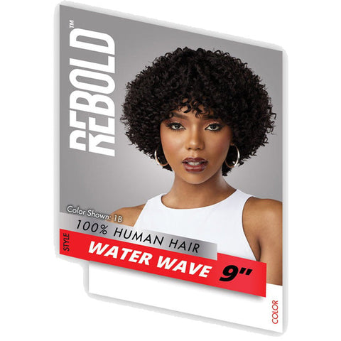 Sensationnel Rebold 100% Human Hair 3 PCS Weaves - WATER WAVE 9"