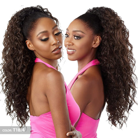 Sensationnel Instant Weave Drawstring Cap Half Wig Updo - IWD 19