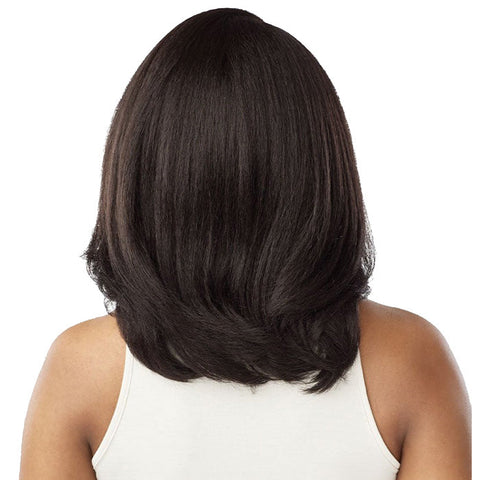 Sensationnel Curls Kinks Glueless HD 13x6 Lace Front Wig - 13x6 KINKY LAYERED BLOW OUT 14" - Kinky Edges