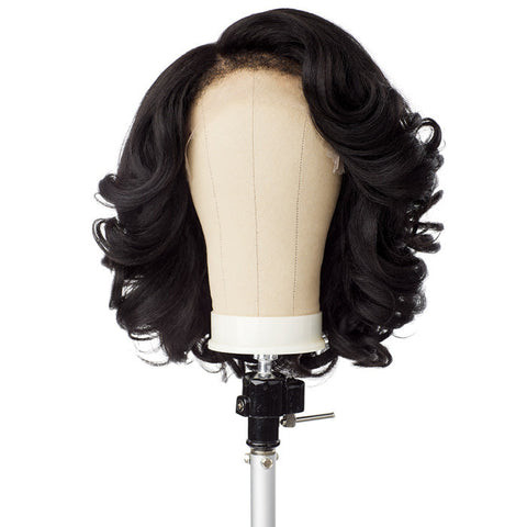 Sensationnel Curls Kinks Textured Lace Kinky Edges Glueless HD Lace Front Wig - Y-PART KINKY VOLUME CURL 14"