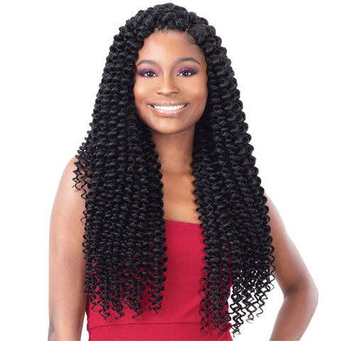Freetress Braid Crochet Braid - 3X PEARL CURL 18"