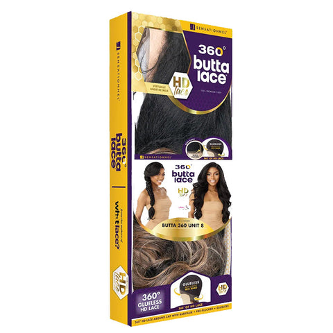 Sensationnel 360 Butta Lace Glueless HD Lace Wig - BUTTA 360 UNIT 8