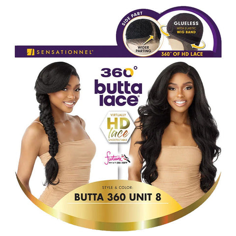 Sensationnel 360 Butta Lace Glueless HD Lace Wig - BUTTA 360 UNIT 8