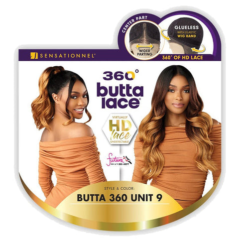 Sensationnel Butta Lace 360 Glueless HD Center Lace Part Wig - BUTTA 360 UNIT 9