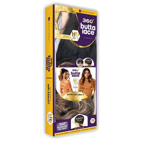 Sensationnel Butta Lace 360 Glueless HD Center Lace Part Wig - BUTTA 360 UNIT 9